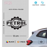 Zaqiz Petrol Mark Label Sticker – Scratch Resistant Vinyl
